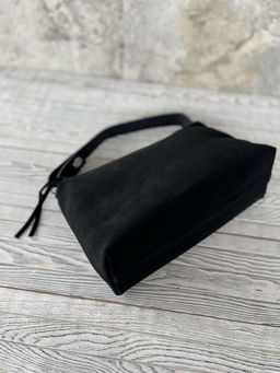 Женская замшевая сумка 8088-8 Черный - Sergio valentini фото 5