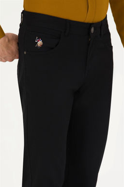U. S. Polo Assn / Мужские черные брюки из плотной ткани - U.s. polo assn фото 4