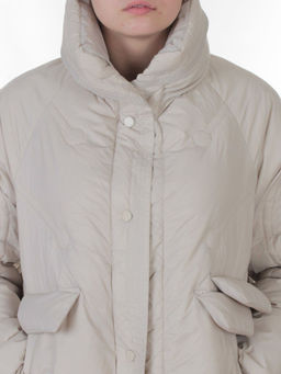 3062 MILK Куртка пуховая зимняя женская (утиный пух) - Fashion фото 4