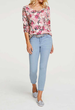 Пуловер, розовый - Linea tesini фото 3