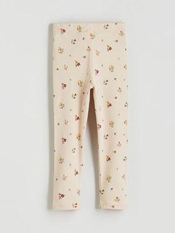 ?i?ek Desenli K?z ?ocuk Tayt