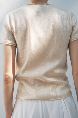 SEQUIN KNIT SWEATER - Zara фото 17