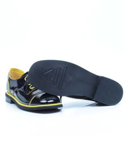 03-H491-H11-F384 BLACK Полуботинки женские (натуральная кожа)