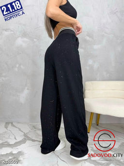 Брюки палаццо с люрексом - Bruno фото 3