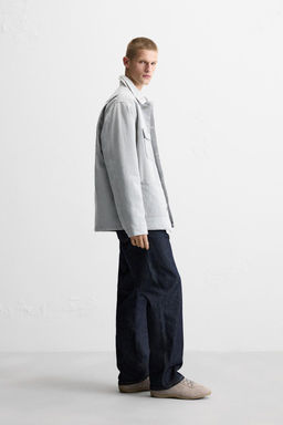 DENIM JACKET WITH CONTRAST COLLAR - LIMITED EDITION - Zara фото 4