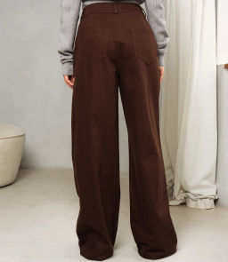 Джинсы #ОКТ165001, шоколадный - Dommod фото 5