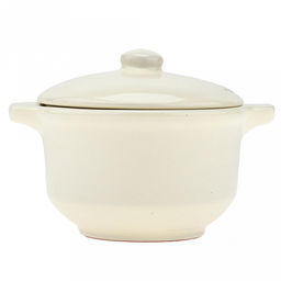 Бульонница керамическая "Буль-буль" 0,5л, д13см, h11,5см, "Горошек", с крышкой (Россия)