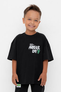 КР 302741-1/черный к562 фуфайка (футболка) для мал