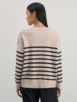 Джемпер в полоску из вискозы / Zarina  фото 5