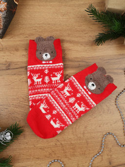 Носки р. 35-40 Новый год короткие / L819 / уп 10/1200/ ОДНА ПАРА/ МАРКА - Галеонтрейд фото 3