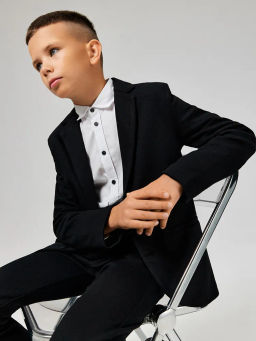 ACOOLA / Пиджак детский для мальчиков Vidan jk черный  фото 6