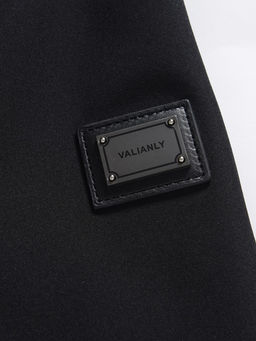 Куртка мужская гибридная стёганая с капюшоном с графеновой подкладкой черного цвета 9627_1Ch