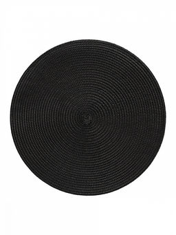 Набор салфеток сервировочных D36, 4 штуки чёрный полипропилен - Denastia фото 2