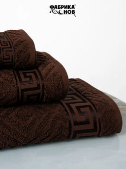 Полотенце махровое жаккардовое KT-0012М (греческий бордюр) 430 гр/м2 - Фабрика снов фото 6