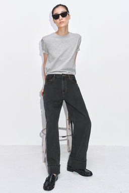 ZW COLLECTION BAGGY MID-WAIST JEANS - Zara фото 11
