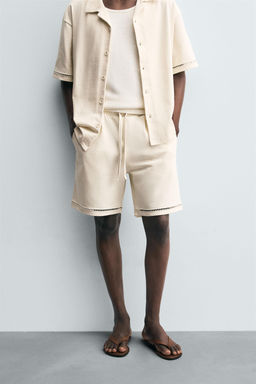 COMFORT STITCH BERMUDA SHORTS - Zara фото 2