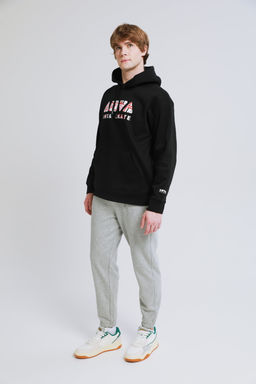 Брюки трикотажные с флисом Серый - Anta фото 4