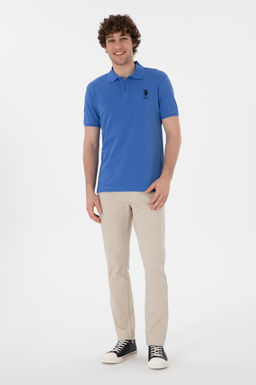 Erkek Slim Fit Polo Yaka _ndigo Basic Ti__rt Sepette S_rpriz _ndirim - U.s. polo assn фото 5