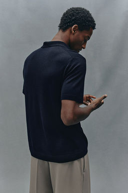 Polo de lana Slim Fit - H&m фото 5