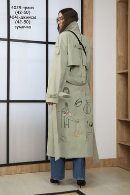 Тренч 4029 - Niv niv фото 6