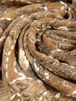 Палантин с вышивкой (шерсть вареная) № Тк906/187