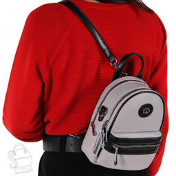 Рюкзак женский 69140 gray Velina Fabbiano-Safenta/30 в Новосибирске