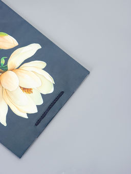 Цена за 2 шт. Пакет подарочный ламинированный Белая магнолия 26?12?32 см