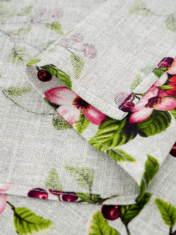 Вишневый сад - скатерть под лён 220х150 см - Гобеленглавснаб фото 4