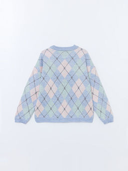 Bisiklet Yaka K?z ?ocuk Triko Kazak - Waikiki фото 3