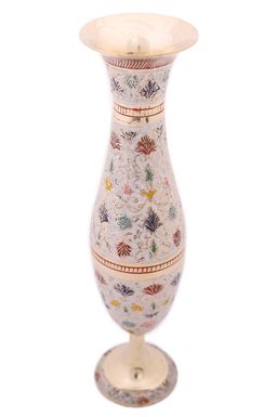 Ваза 10 №Кт6018/10/1 (эмаль белая) - Ганг фото 2