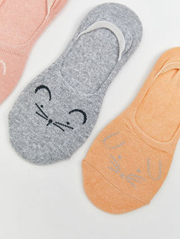 Bask?l? Kad?n Babet ?orap 3l?