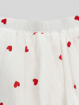 ACOOLA / Юбка детская для девочек Ingret белый принт  фото 5