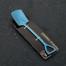 Десертная ложка Magistro Лопата, длина 15.5 см, нержавеющая сталь, синяя фото 3