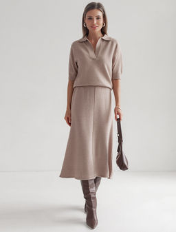 Джемпер-поло из пряжи с кашемиром VILATTE