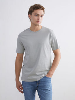 Bisiklet Yaka Penye Erkek Ti??rt