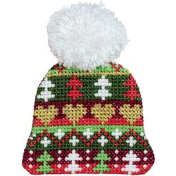 Klart набор для вышивания 8-397 Шапочка с сердечками 6 х 6.5 см