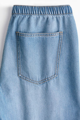 Pantal?n denim con cord?n de ajuste - H&m фото 6