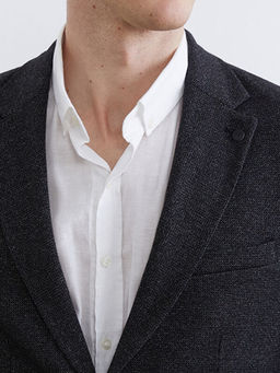 Standart Kal?p Erkek Blazer Ceket