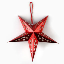 Новогоднее ёлочное украшение звезда с гирляндой «Бой курантов», 45×45 см, модель G-15