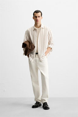 STRIPED FLOWING SHIRT