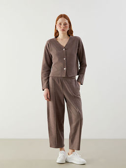 V Yaka Kad?n Triko H?rka