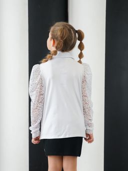 Блузка белый 212230817 - Nota bene фото 12