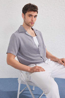 TRENDYOL MAN Haki Regular Erkek Gomlek TMNSS25GO00075 - Trendyolmilla фото 2