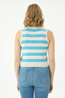 Женский бирюзовый свитер - U.s. polo assn фото 5