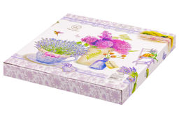 Набор тарелок 2 пр. 26*26*2 см "Лаванда" NEW BONE CHINA