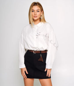 Юбка #КТ3566, чёрный