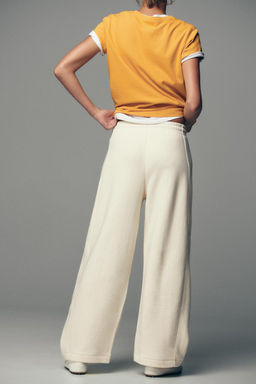 RUSTIC WIDE-LEG TROUSERS - Zara фото 4