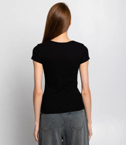 Футболка #КТ2253, чёрный