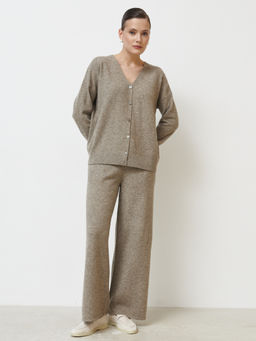 Брюки из пуха яка 05128 серые