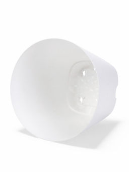 Кашпо с прикорневым поливом 8 л D-24см, H-25см белый "Гранд"